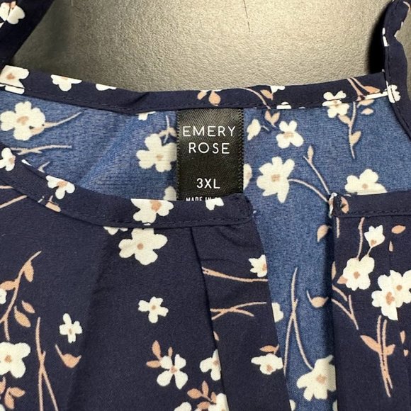 Shein Plus  Floral Print Notched Neckline Cami Top - 3X - Picture 2 of 4